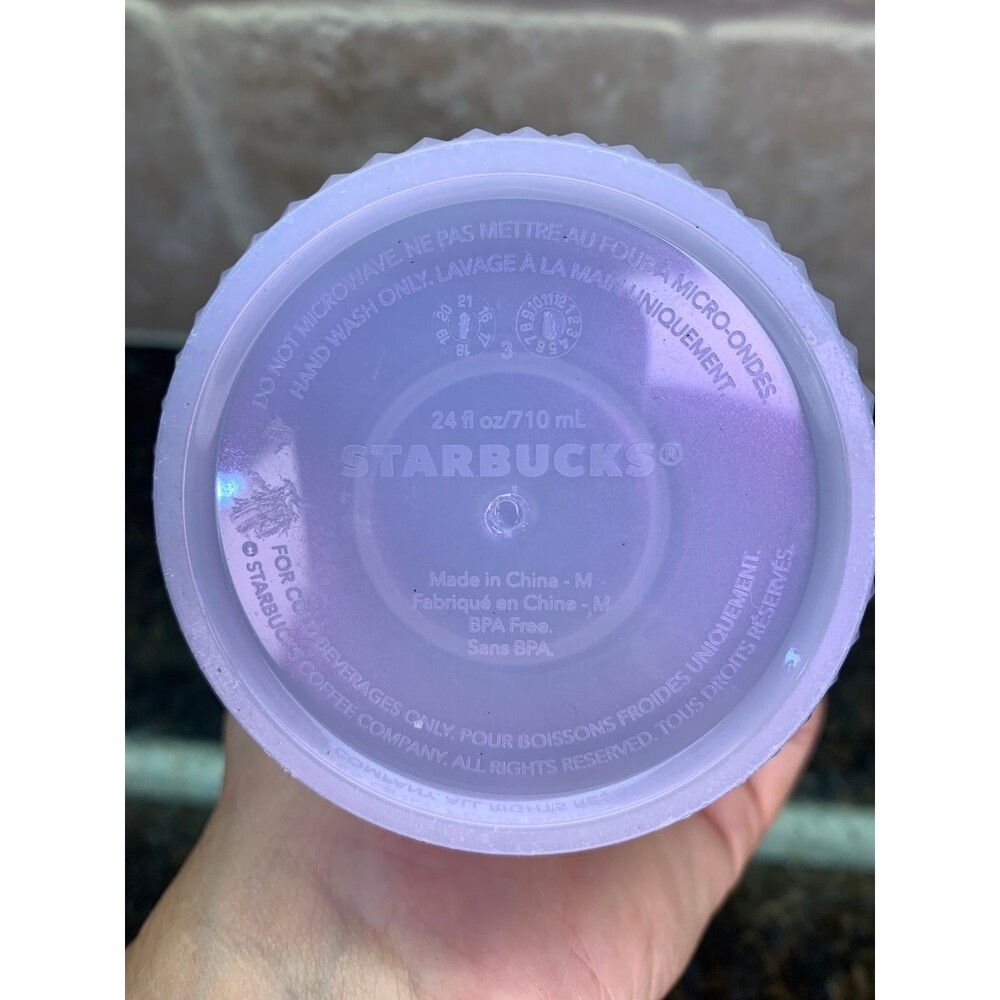 Starbucks 2021 Icy Venti Tumbler - Holographic Studded Limited Edition - 24 OZ - Picture 7 of 9